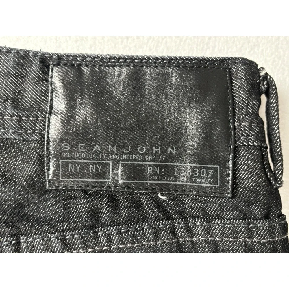 Sean John Hamilton Dark Wash Straight Leg Jeans Size 34 Men's Denim